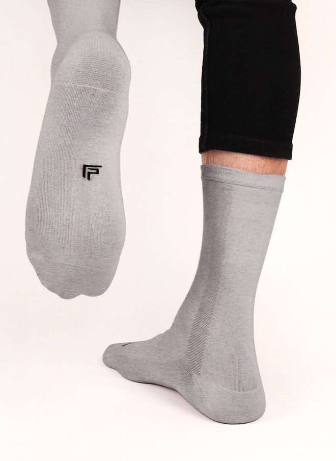 FOOTPRINTS FOOTPRINT Men 3 Pairs Seamless Organic Cotton Crew-Length Bamboo Socks - Image 3